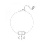 Bungels Chunky armband Zilver