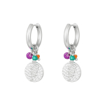 Snake oorbellen zilver