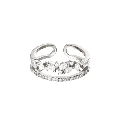 Sparkle ring zilver Sparkle ring zilver