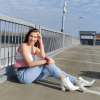 Trendy 90's tas roze