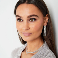 Sparkle hart oorbellen 