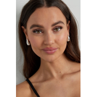 Roestvrij Stalen Hart Vintage Oorknopje - Goud