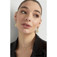 Oorbellen rond Goud Zilver