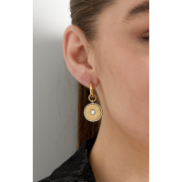 Oorbellen rond Goud Zilver