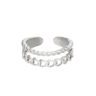 Ring eindeloze liefde - Zilver Ring eindeloze liefde - Zilver