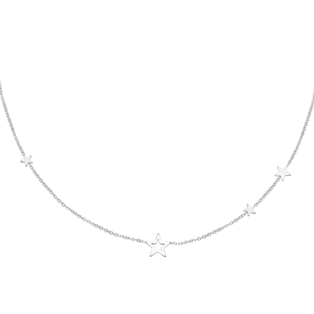 Ster ketting - Zilver