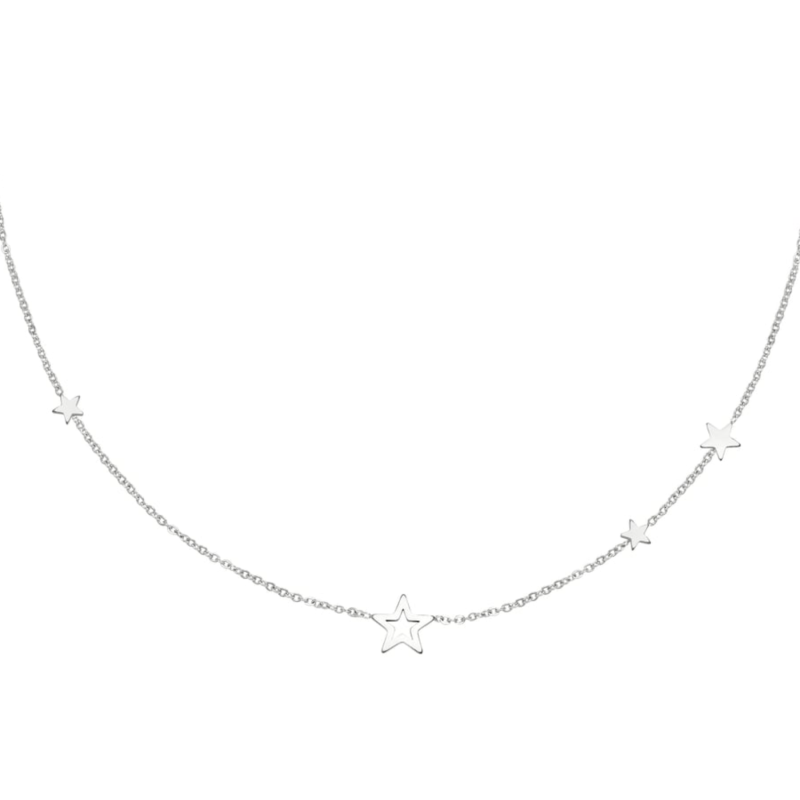Ster ketting - Zilver