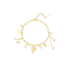 Bedelarmband amore color - goud