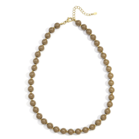 Ketting Faye Goud/Bruin