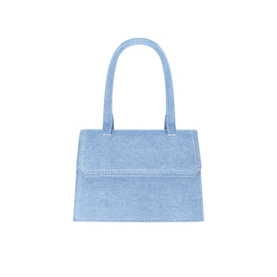 Mini denim tas - lichtblauw