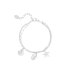 Armband met zeebedels - zilver