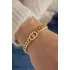Chunky armband goud