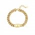 Chunky armband goud