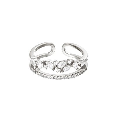 Sparkle ring zilver Sparkle ring zilver