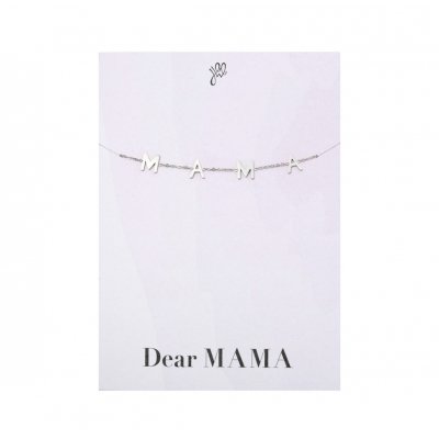 Mama armband zilver